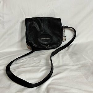 Longchamp Elegant Black Crossbody Bag
